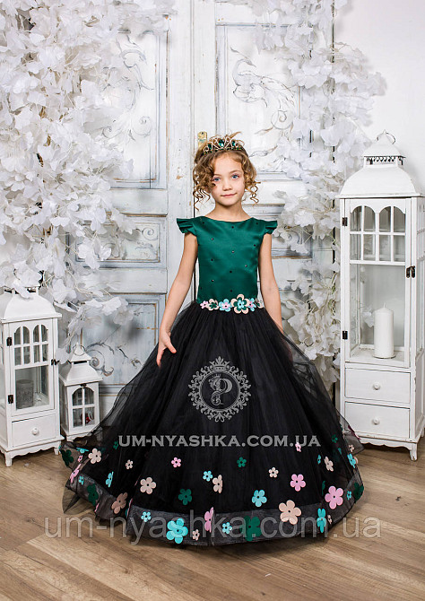 Довге плаття зі шлейфом Елізабет на 4-6, 6-8 років Кривий Ріг - фото 6