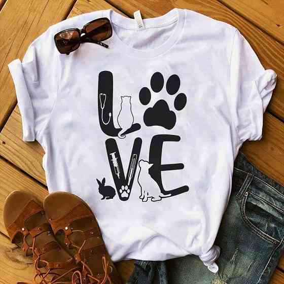 Футболка жіноча з принтом  48 Біла 2664087560 Дніпро