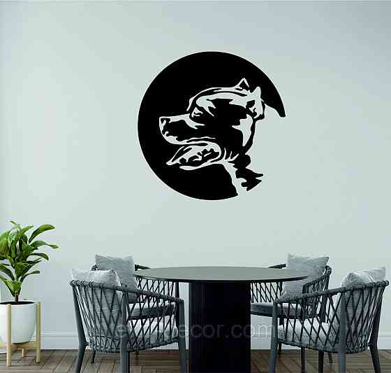 Декоративне настінне Панно «Стафф», Декор на стіну 90*90 см, Чорний Київ