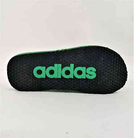 Чоловічі в'єтнамки Капці Adidas Шльопанці Чорні з зеленим Шльопарки (розміри: 45) Дніпро
