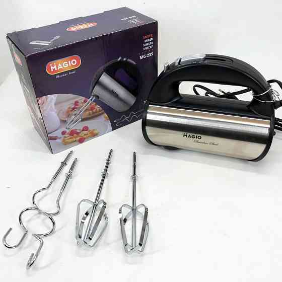 Міксер для їжі MAGIO, Хороший міксер для крему, Міксер змішування соусів Ручний з насадками MN-47 Івано-Франківськ
