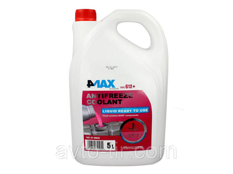 Антифриз концентрат G12 /1:1=-36°C / червоний 5L Луцьк - фото 1