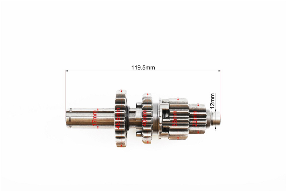 Коробка передач (два вали з шестернями) d-12мм під підшипник Київ - фото 4