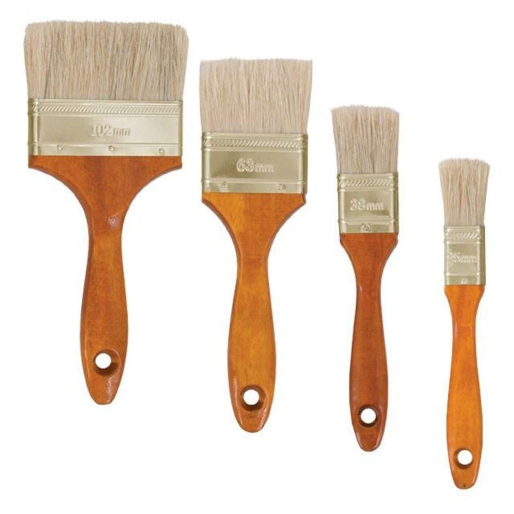 Набор флейцевых кистей 25; 36; 63; 102 мм, 4 ед. Мукачево - изображение 1