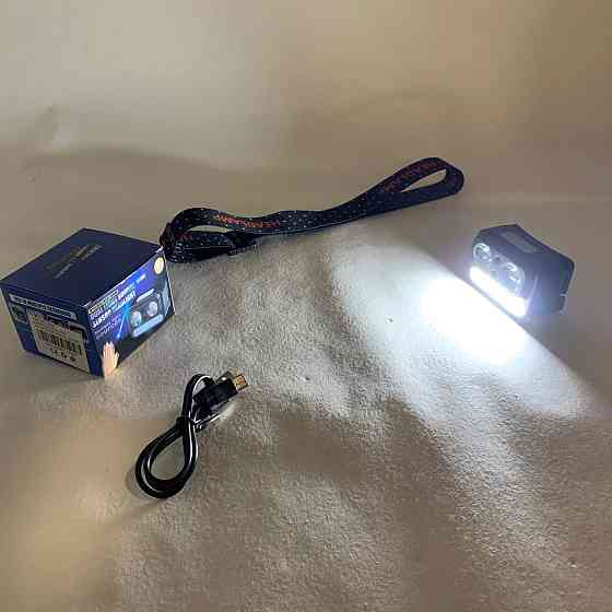 Фонарь налобный мощный 2069-XPG+XPG+5SMD Motion sensor, Фонарик налобник, Фонарь на голову для бега KZ-89 Ивано-Франковск