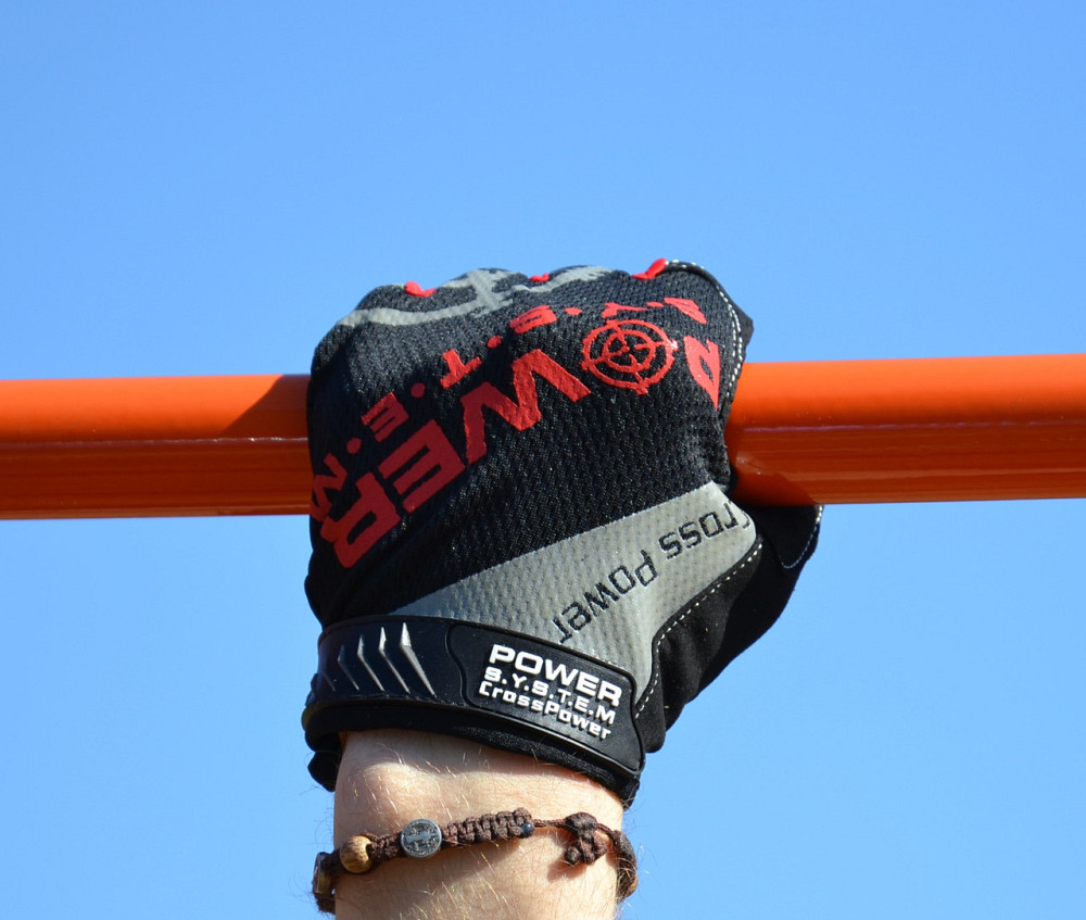 Рукавички для кросфіту з довгим пальцем Power System PS-2860 Cross Power Black/Red M Каменское - изображение 9