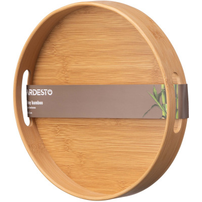Поднос Ardesto Midori, 30х5см, бамбук, кругла (AR1430BR) Винница - изображение 4