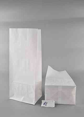 Пакет паперовий 32*13*8,5 см 0 г\м2 з дном білий 25 шт Харків