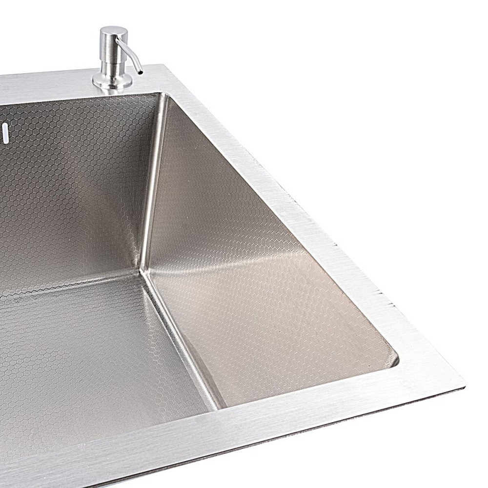 70*50 Мийка нержавійка DECOR Valeso Handmade (3.0/0.8) Коломыя - изображение 3