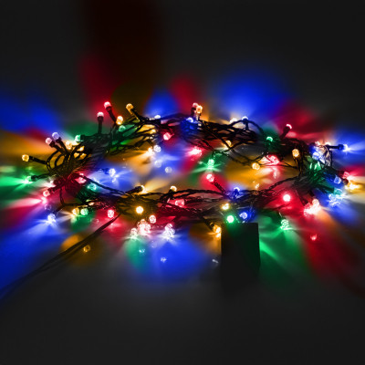 Гірлянда YES! Fun Діамант 8 мм 80 LED Різнокольорова 8 м 8 режимів миготіння (975051) Вінниця - фото 3