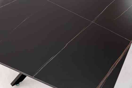 Стіл Грінвіч XS-1346, (160*90), чорний/мармур Київ