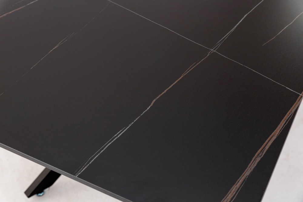 Стіл Грінвіч XS-1346, (160*90), чорний/мармур Київ - фото 3