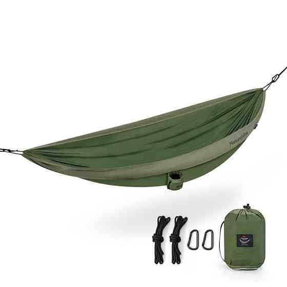 Гамак з надувними краями Naturehike NH21DC012, темно-зелений Київ