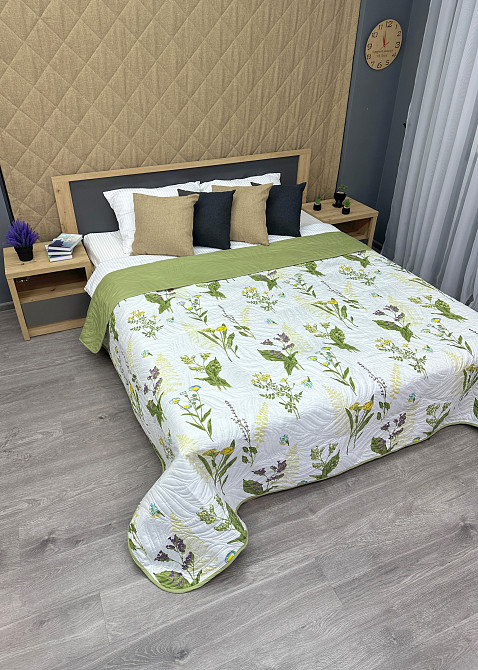 Покривало Decorator Spring Glade 160х215 см з різнобарвним квітковим принтом (85-186) Київ - фото 3