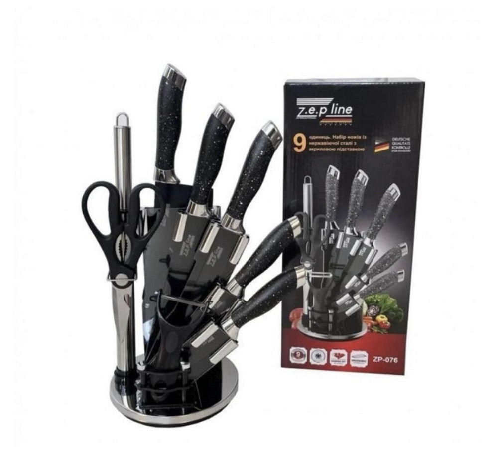 Набір ножів на підставці ZP-076 Одеса - фото 1