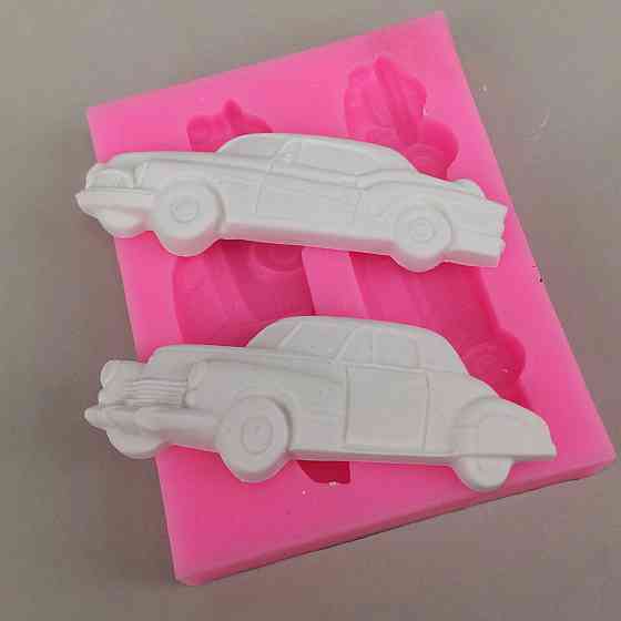Молд силиконовый Машина 73 на 60 см розовый Киев