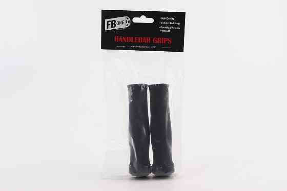 Ручки керма 130мм з затискачем Lock-On, чорні TPE-187A Киев