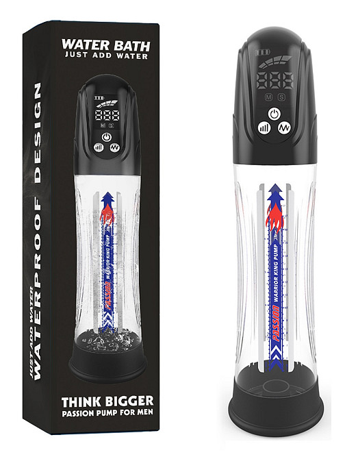 Водонепроницаемая, автоматическая вакуумная помпа с зарядкой от USB CANWIN Water Pump LCD, P412AU Sex Aura Киев - изображение 1