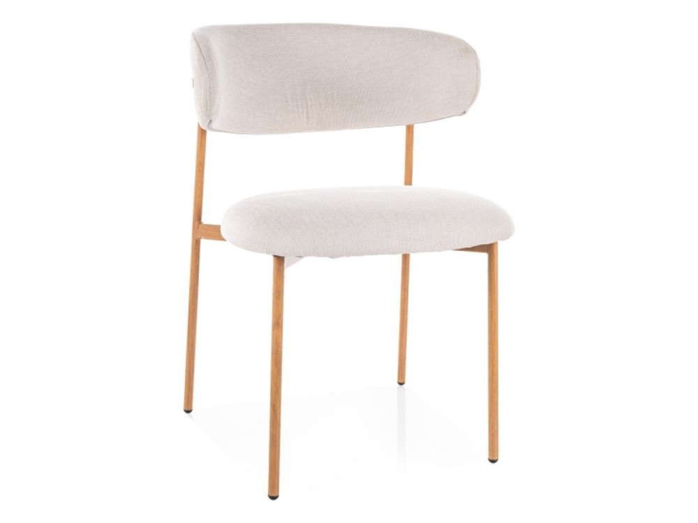 Стілець ELTON D BREGO дуб метал/світлий беж 22 Днепр - изображение 1