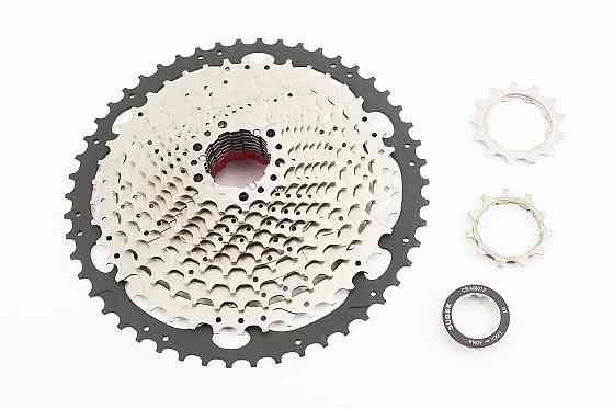 Касета 12зв. 11.13.15.17.19.21.23.25.28.32.36.42.50Т (трансмісія 1х12), сріблясто-чорна KDF-CS1250 Київ