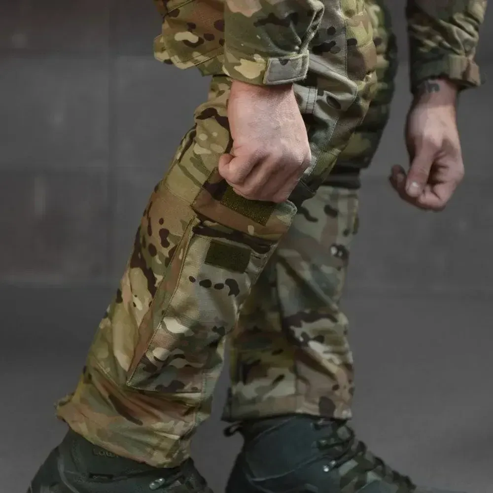 Зимові чоловічі штани з підклаткою фліс на змійці 7.62 Tomahawk Tactica мультикам розмір 52 Одеса - фото 9