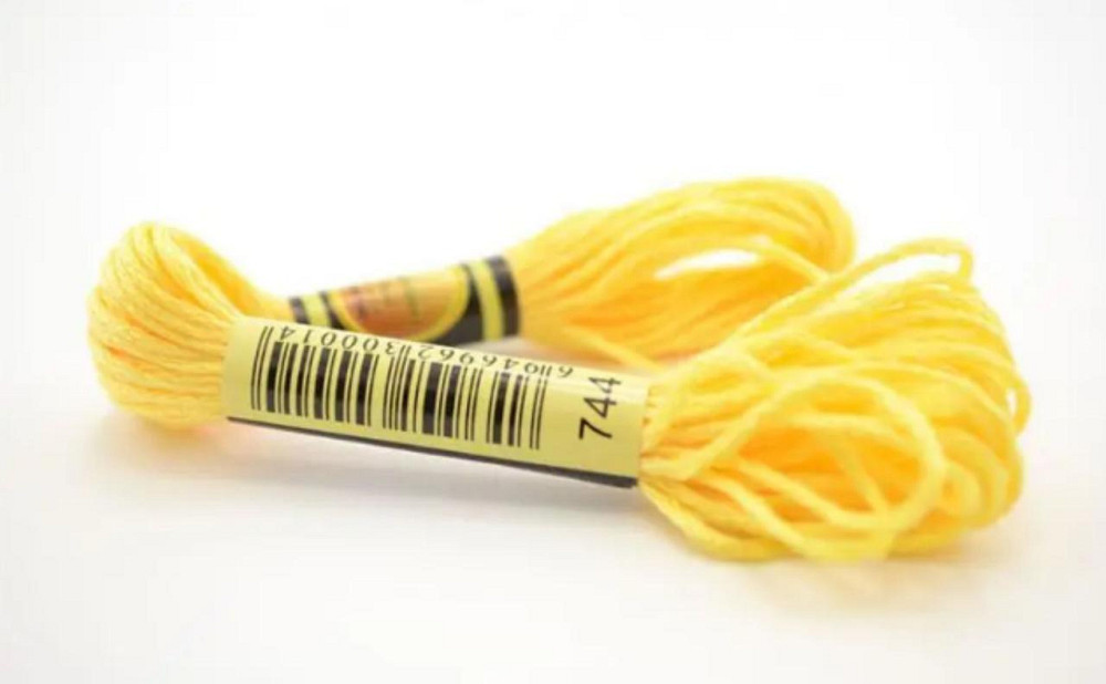 Нитки муліне для вишивки 744 Київ - фото 1