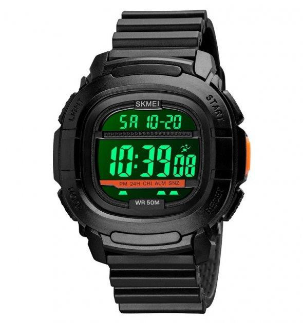 Чоловічий спортивний годинник Skmei 1657 Чорний Вінниця - фото 3
