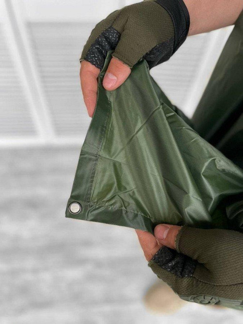 Дощовик пончо тенд хакі олива Одеса - фото 3