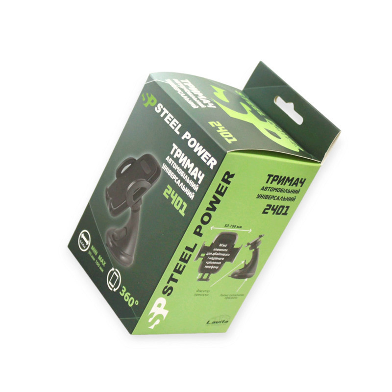 Підставка під телефон присоска steel power коротка ніжка 50-100 мм, поворот на 360° Мукачево - фото 5