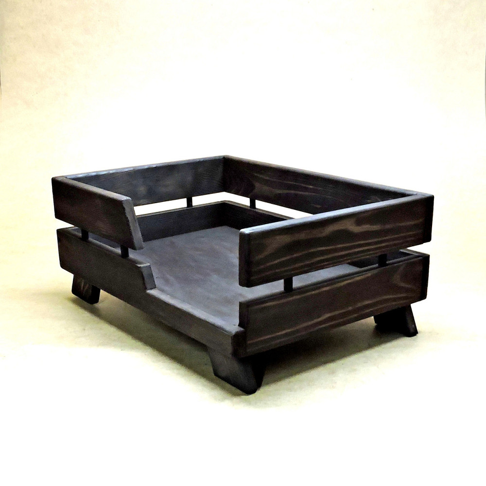 Лежак деревянный для собаки 