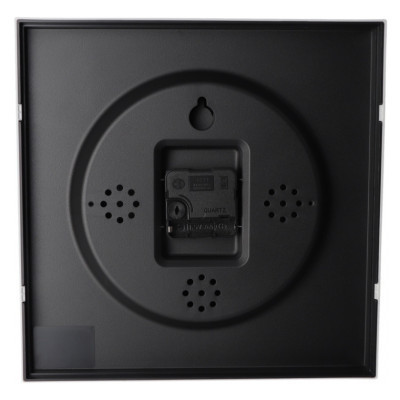 Настінний годинник Optima SQUARE пластиковий, чорний (O52101) Вінниця - фото 3