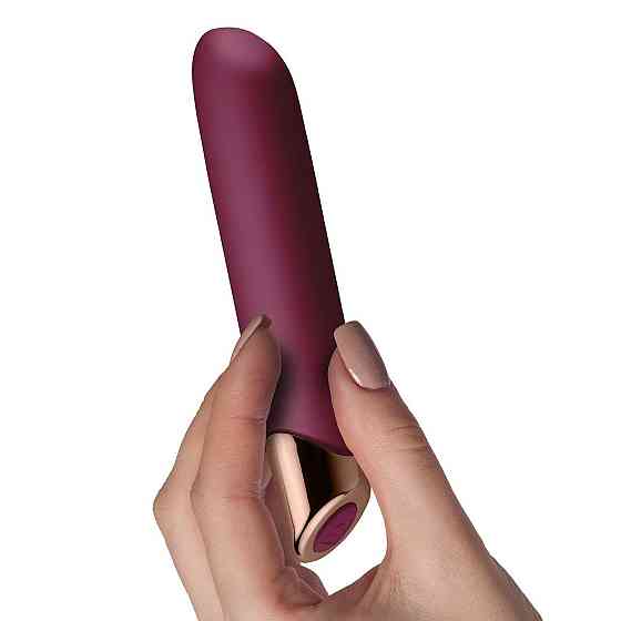 Потужний вібратор Rocks Off Chaiamo Burgundy, soft-touch силікон, до 3-х годин роботи, водостійкий Sex Aura Київ