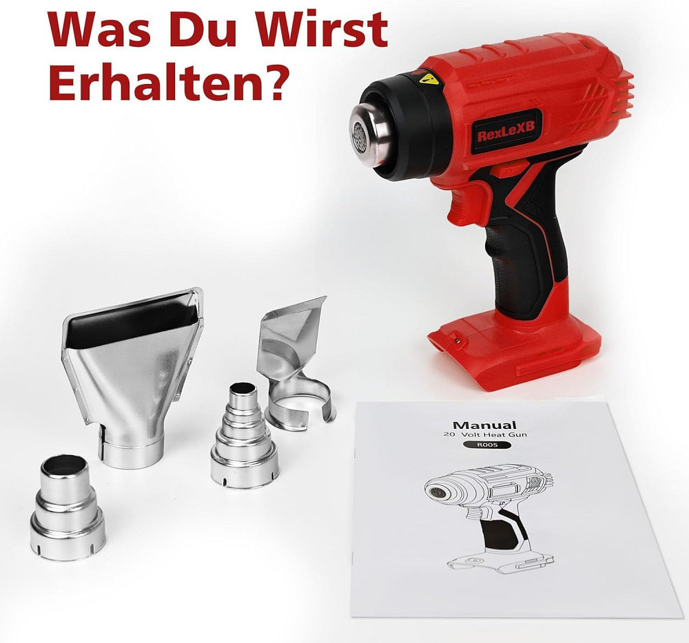 Акумуляторний будівельний фен Cordless Heat Gun —без акумулятора Луцьк - фото 2