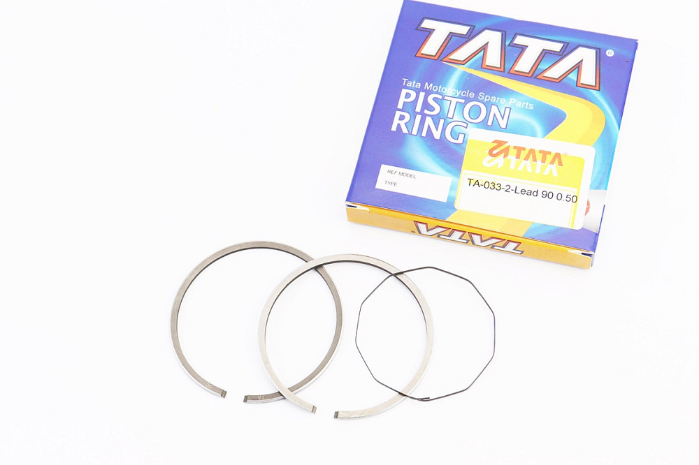Кільця поршневі Honda LEAD90 48мм +0,50 (замки верхні) Київ - фото 1