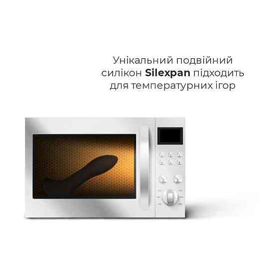 Дилдо з присоскою Adrien Lastic Hitsens 5 Black, відмінно для страпона, діаметр 2,4 см, довжина 13см Sex Aura Київ