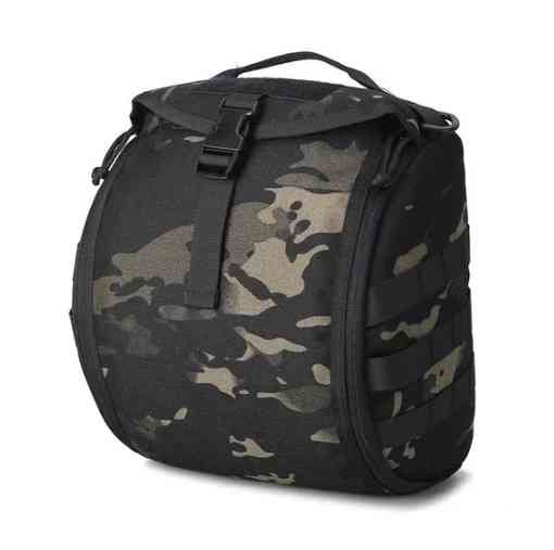 Сумка подсумок Mil-Tec для шлема с креплением Molle (Черный) Винница