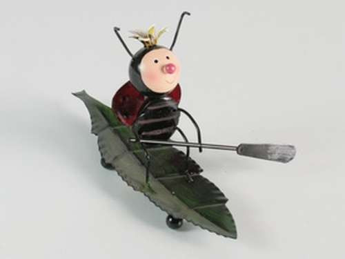 Декоративна металева фігурка "Сонечко на листі" Київ - фото 1