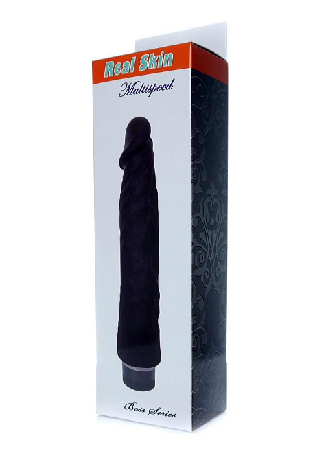 Вібратор Wibrator-Real Skin - Black Sex Aura Київ - фото 6