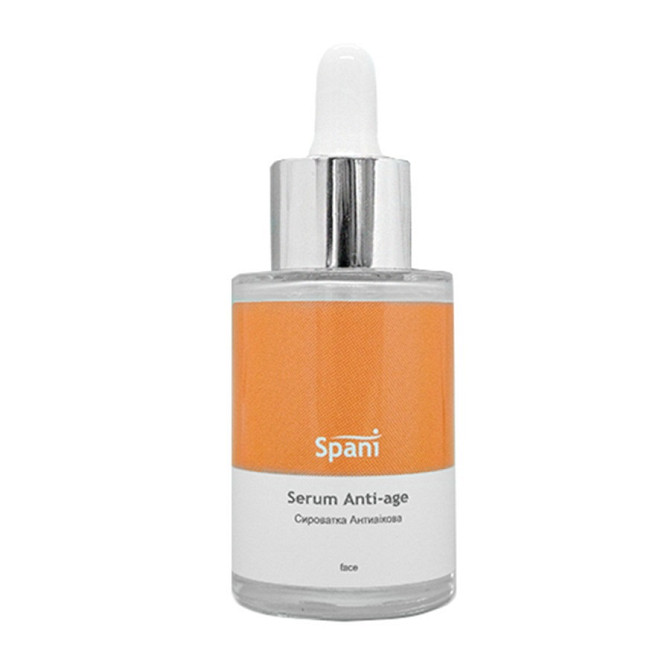 Антивозрастная сыворотка с экстрактом ламинарии и гиалуроновой кислотой Serum Anti-age Spani 30 мл Винница - изображение 1