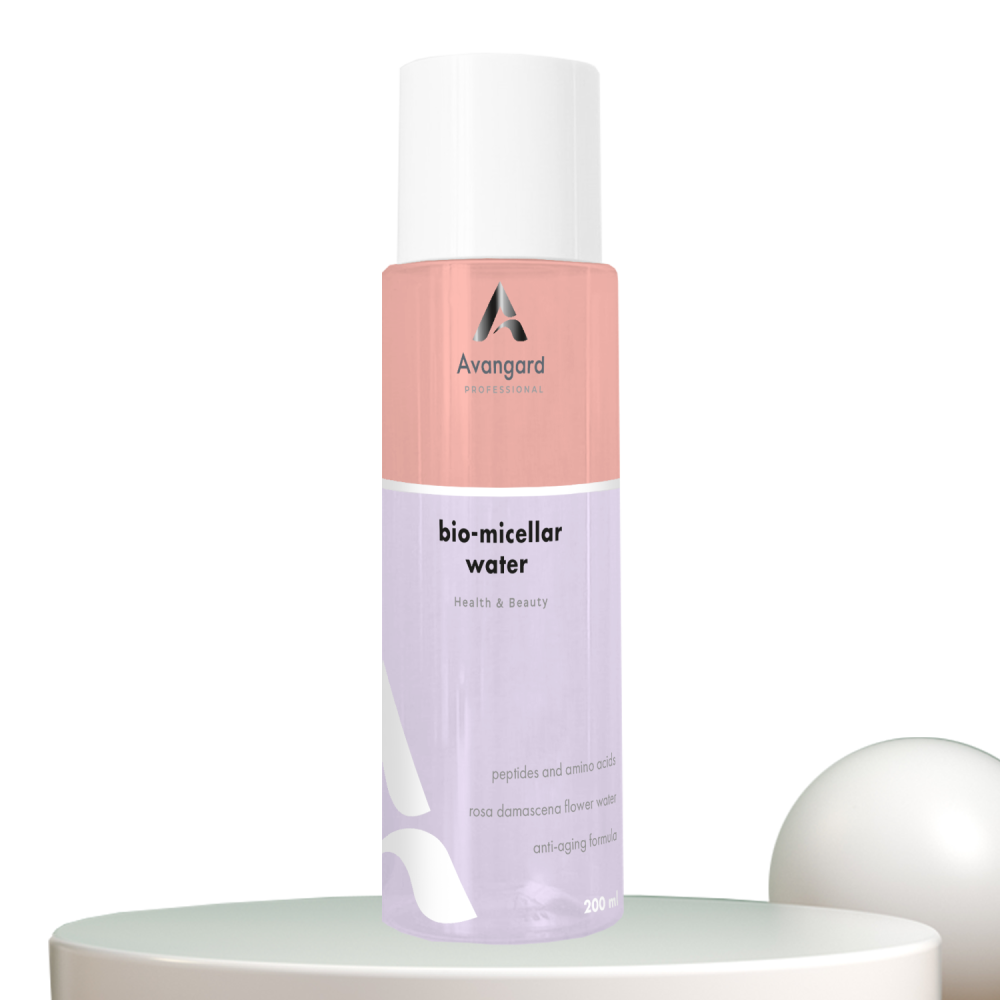 Двофазна біо-міцелярна вода для демакіяжу зони повік та очей Anti age effect A_Avangard Professional 200 мл Київ - фото 1