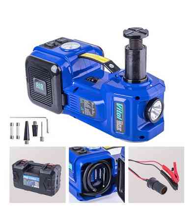 Набір 2 в 1 домкрат електрогідравлічний 135-360мм, 12В, 13А, 2т + компресор 12В, 10А, 35л/хв Винница