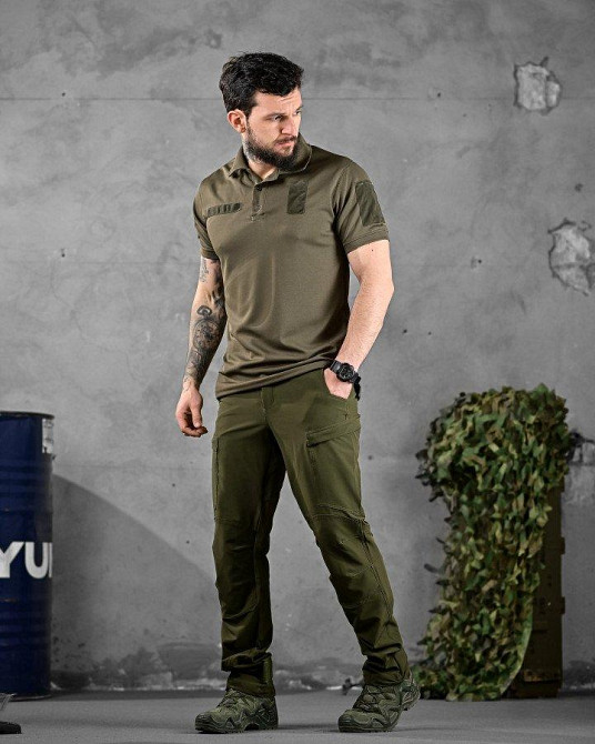 Летний тактический костюм soldier олива ДЛ6407 Одесса - изображение 1