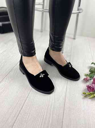 VIKTTORIO Туфлі жіночі VIKTTORIO АЙС чорні (весна-осінь, замша натуральна) (2698) Коломия