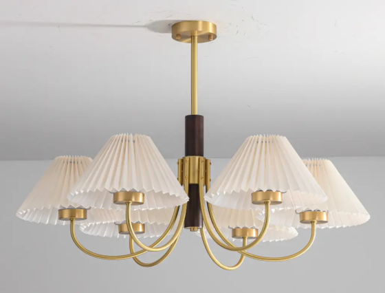 Светодиодная люстра Звон 6006 (Золотая) на 6 плафона Киев