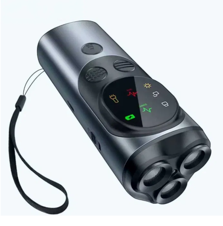 Відлякувач собак ультразвуковий акумуляторний Ultrasonic P10 + COB ліхтарик Type-C Сірий Вінниця