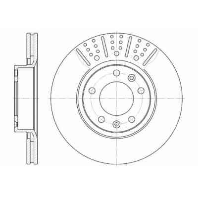 Тормозной диск REMSA 6265.10 Винница