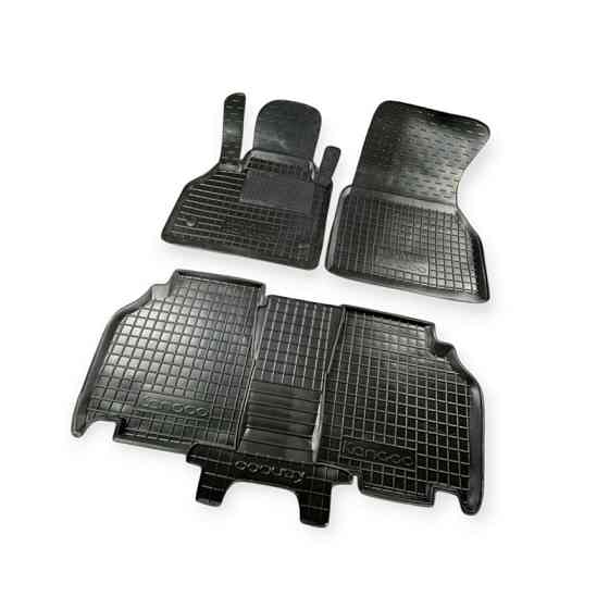 Килимки Рено kangoo 2008-2020, Мерседес citan 2013-> борт 2,5см, з перемичкою салону Мукачево