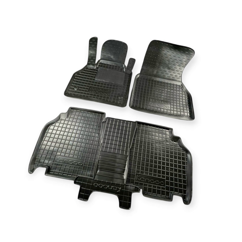 Килимки Рено kangoo 2008-2020, Мерседес citan 2013-> борт 2,5см, з перемичкою салону Мукачево - фото 1