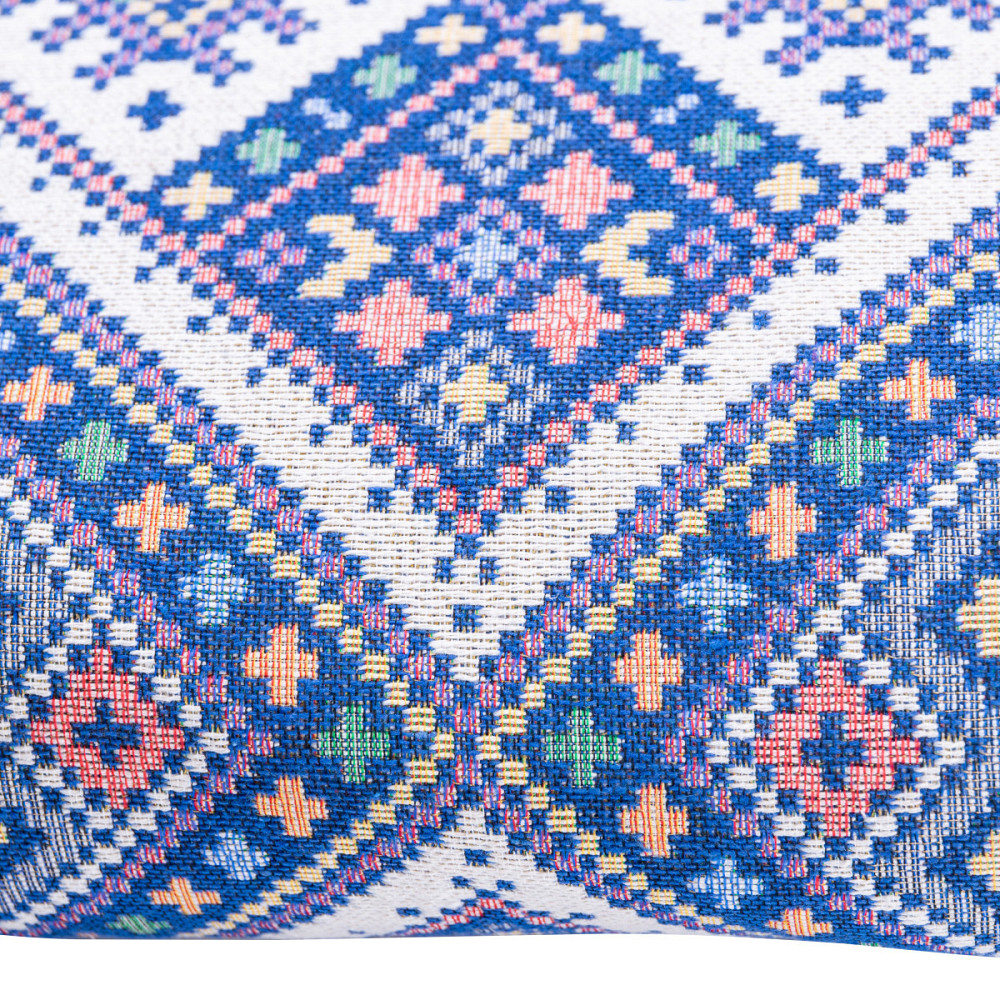 Синій жакардовий коврик для пікніка Київ - фото 6