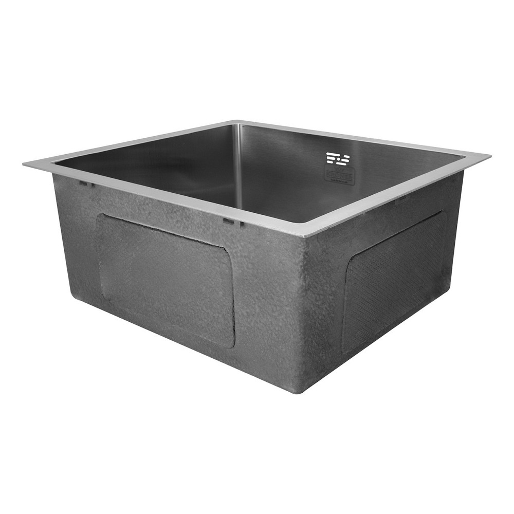 Кухонная мойка с нержавеющей стали Kroner KRP Gebürstet - 48х43HM ​​(3/1 мм) Киев - изображение 4